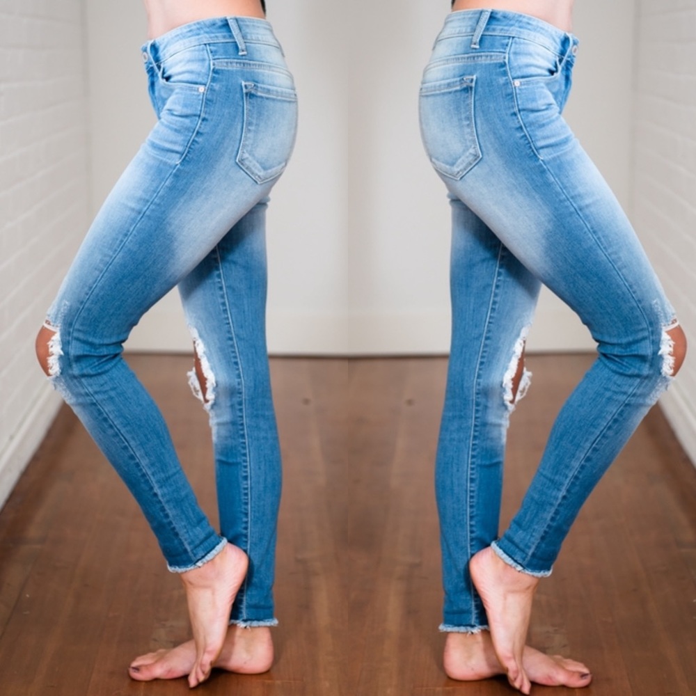 HP KanCan Destroyed Knee Jeans *FIRM* - Picture 6 of 8